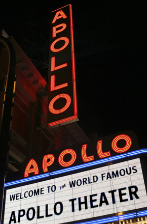Apollo Theater marquee Apollo Theater marquee