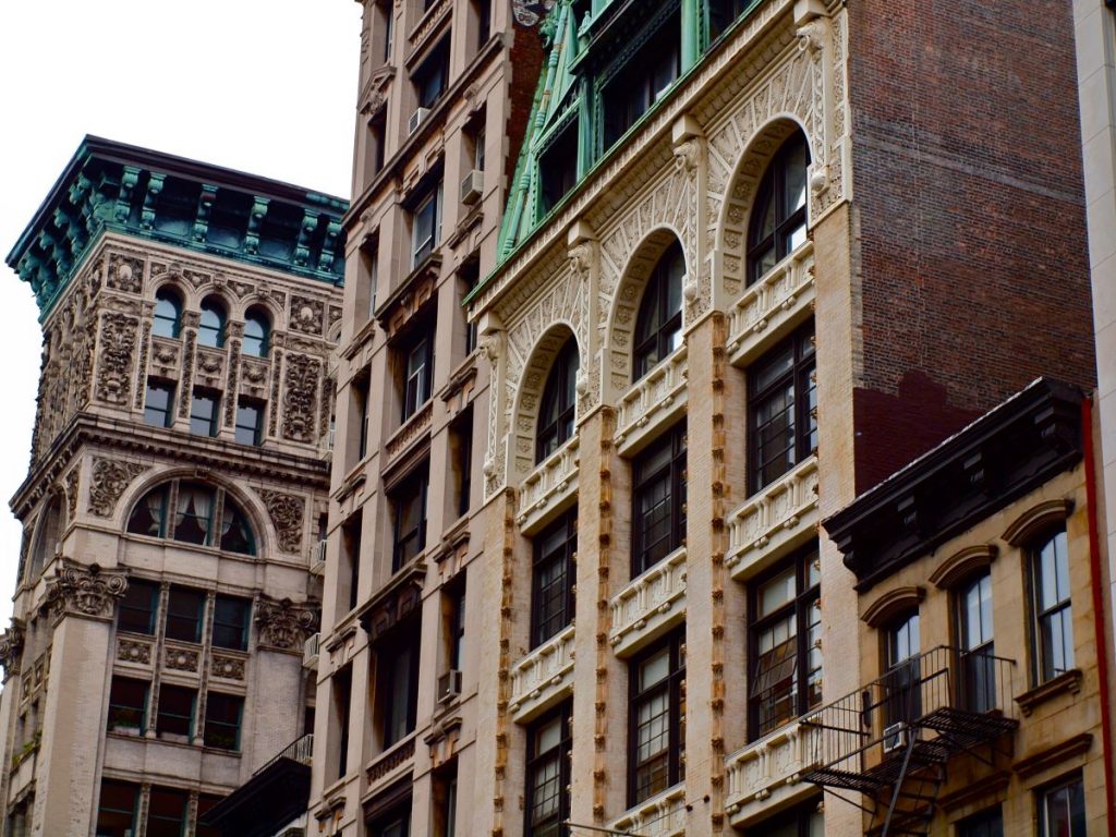 Architecture in SoHo, New York City.