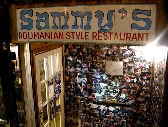 An Eastern European restaurant NY Eastern European dining at Sammy's Roumanian Steakhouse
