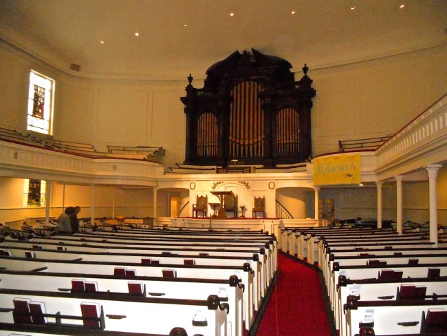 Plymouth Church of the Pilgrims, Brooklyn. An important location in the history of the Underground Railroad in New York City