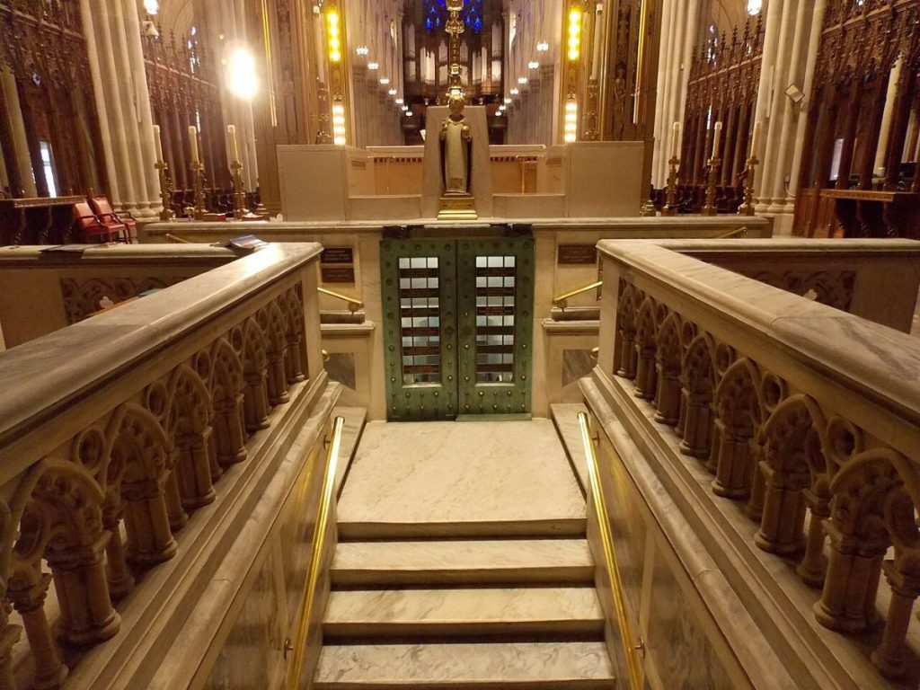 A crypt at St. Patrick's Cathedral