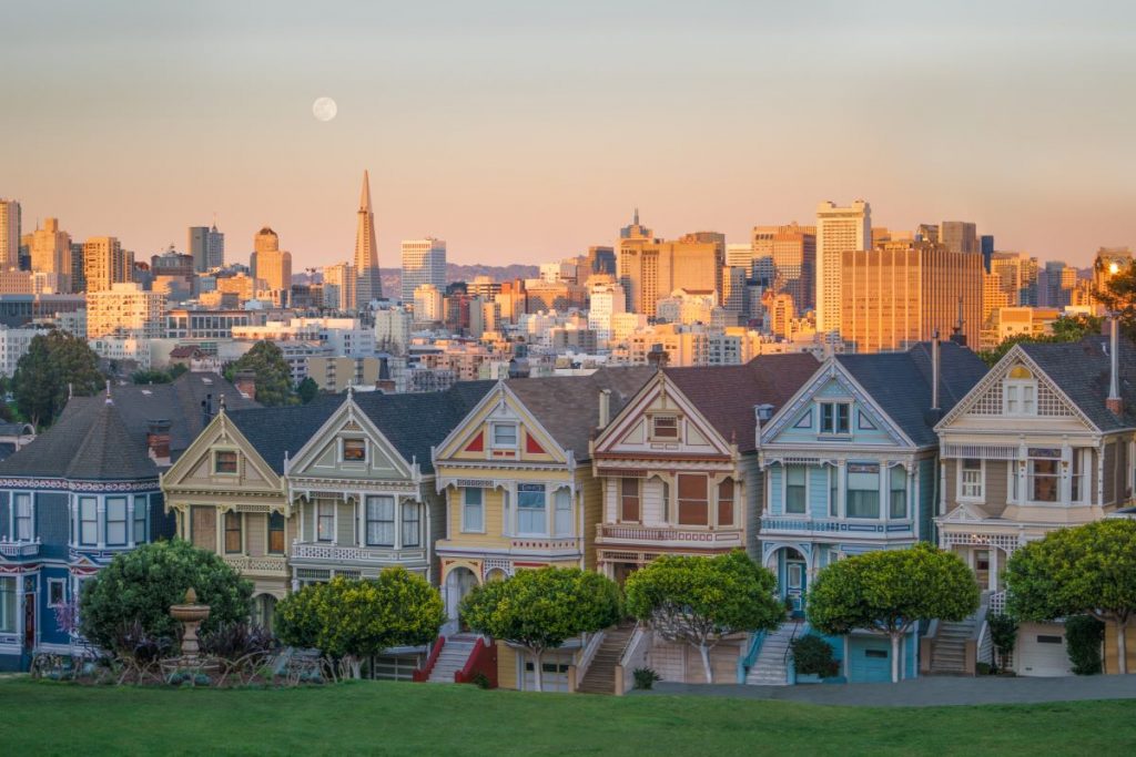 The Painted Ladies in San Francisco