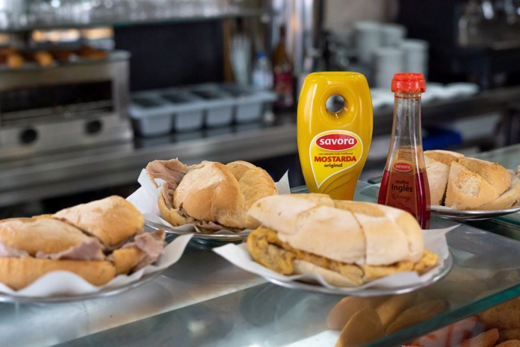Bifana sandwiches - one of Portugals top choices of sandwich, by locals and visitors