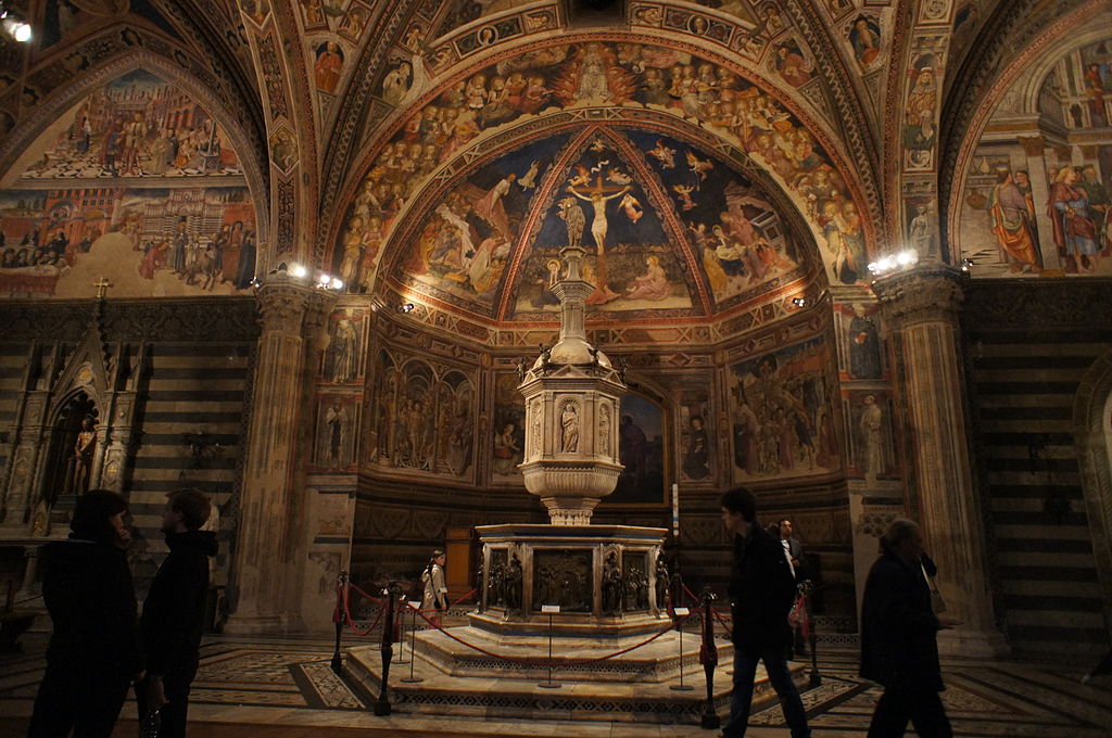 Exploring Siena’s Baptistery is on any Siena day trip itinerary.