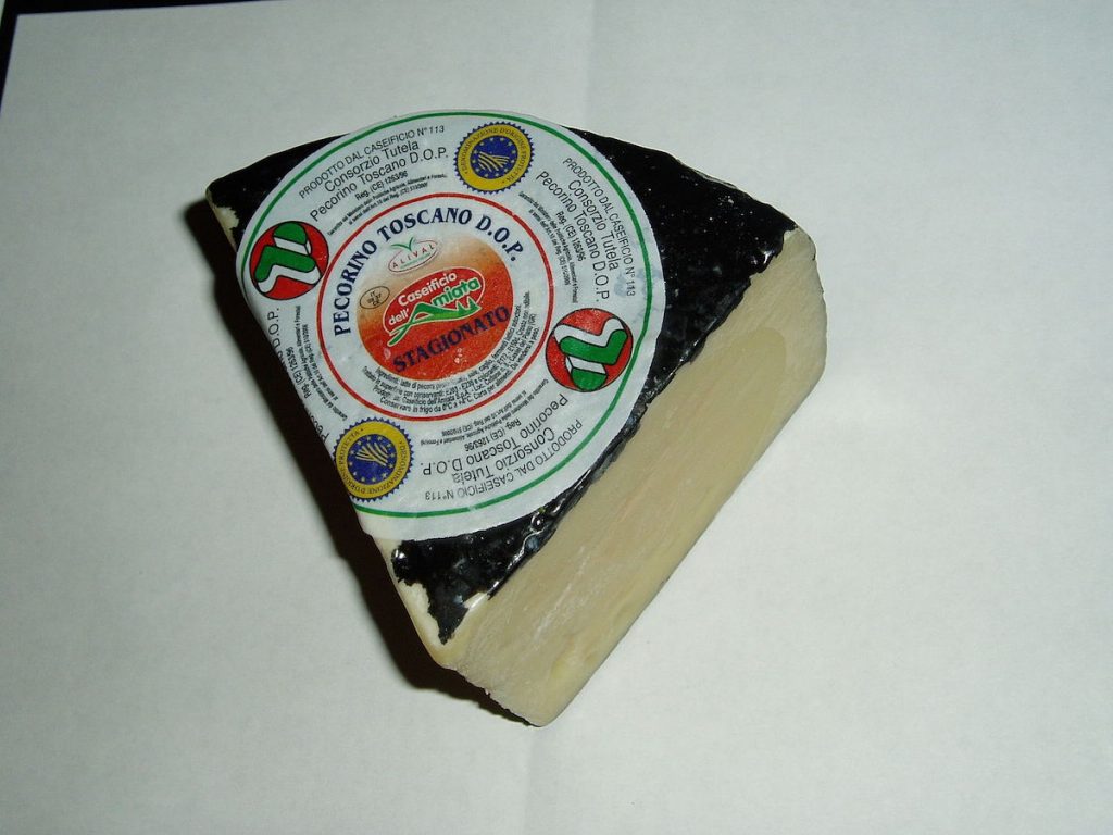 Pecorino Toscano is recommended to try while on a day trip to Siena.