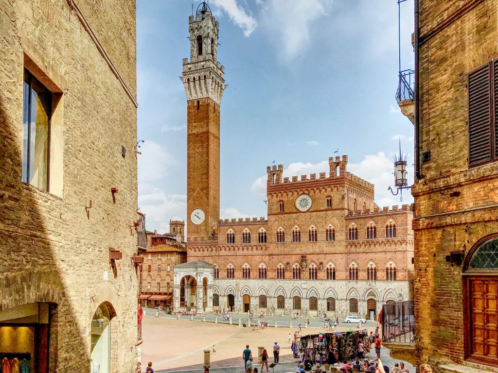 One of the top Siena attractions is the beautiful Piazza del Campo.