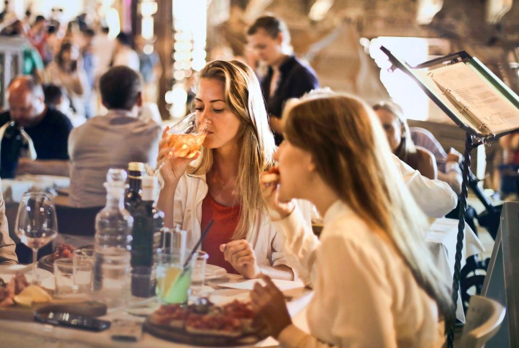 Enjoy Tuscan food in Siena while on a day trip from Florence.