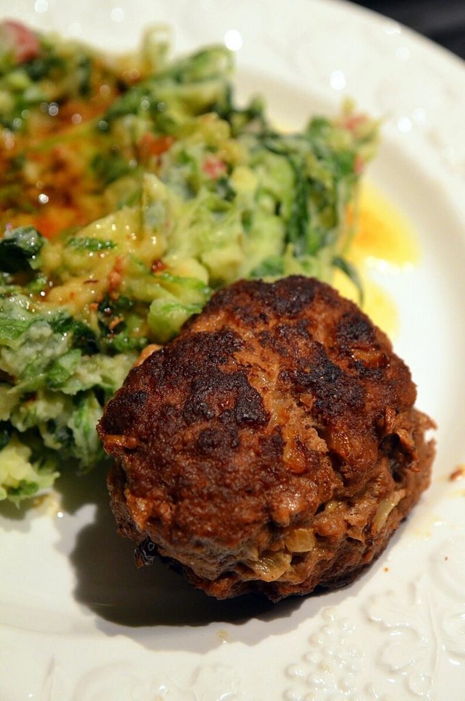 Gehaktbal: a giant, juicy meatball is considered the best food in Amsterdam.