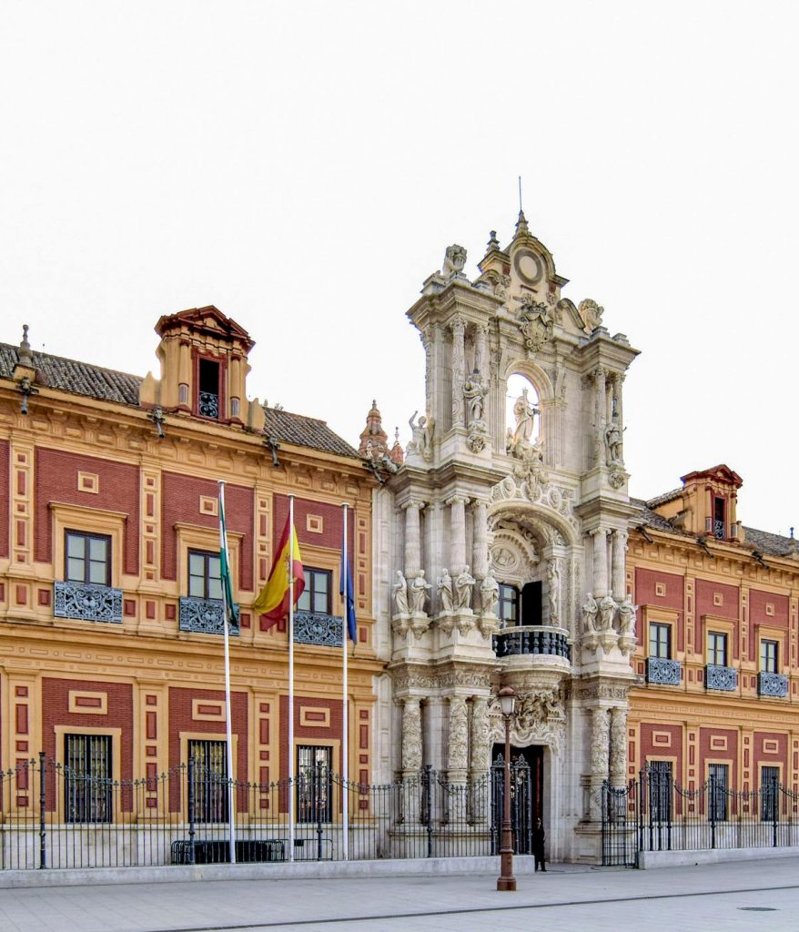 Palacio San Telmo in Seville, Spain.