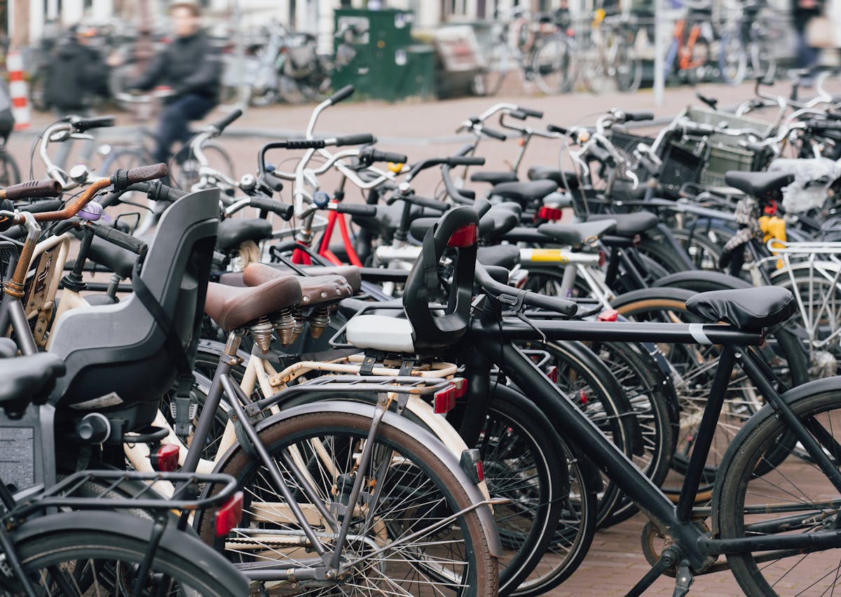 A lot of bikes in Paris